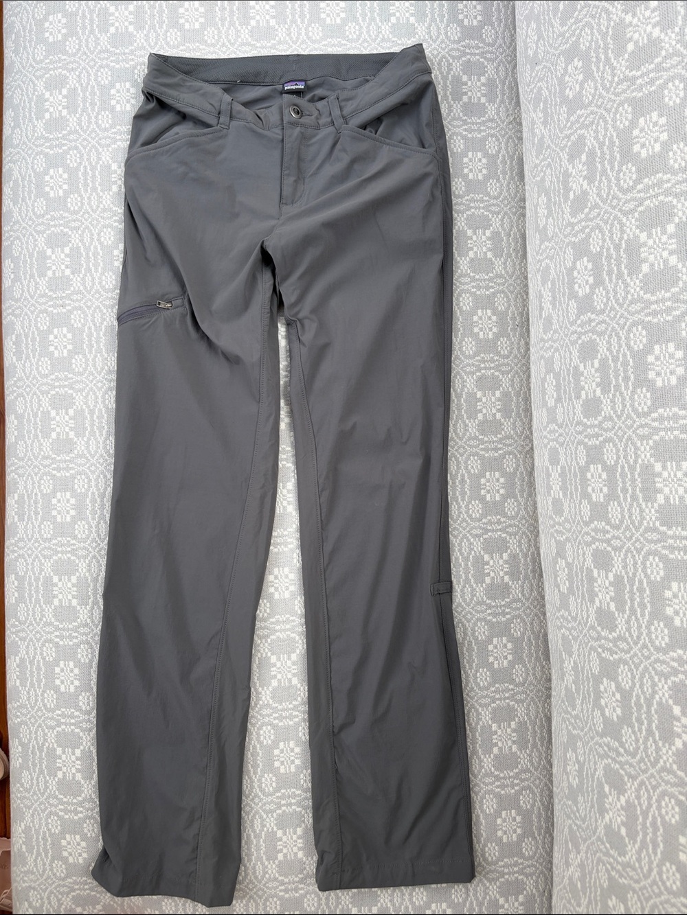 Patagonia women’s lightweight charcoal hiking pants